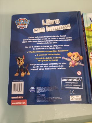 Libros infantiles imanes:Peppa,PAW Patrol y Granja