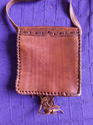 Bolso cuero artesano