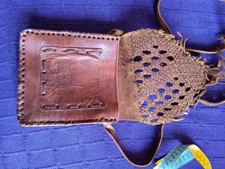 Bolso cuero artesano