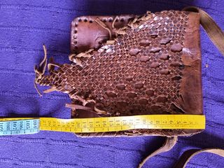 Bolso cuero artesano