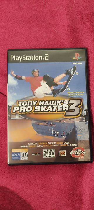 PS2 Tony Hawk's Pro Skater 3