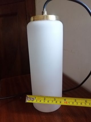 Lampada anni '60 vetro opalino