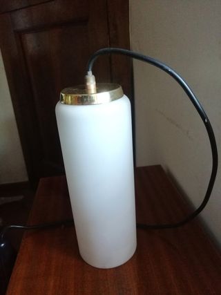 Lampada anni '60 vetro opalino