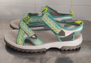 Sandalias Quechua turquesa