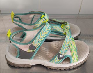 Sandalias Quechua turquesa