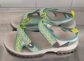 Sandalias Quechua turquesa