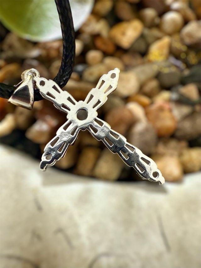 Cruz circonitas chapada plata