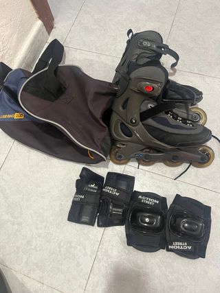 Patines en línea Action Street + bolsa