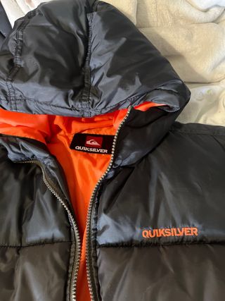 Chaqueta Quiksilver niño - negra y gris