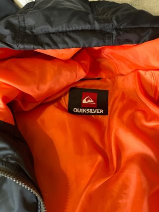 Chaqueta Quiksilver niño - negra y gris