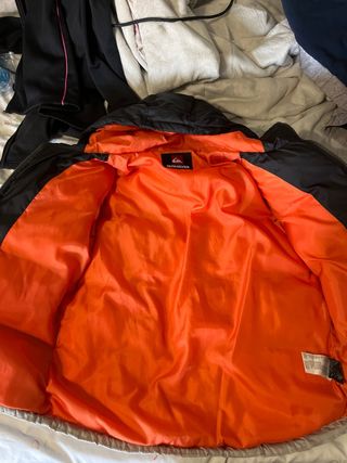 Chaqueta Quiksilver niño - negra y gris