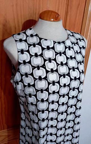 Vestido Zara - Blanco&Negro