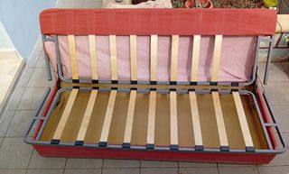 Sofá cama beige y marrón 639099162 mide 187x120 ab