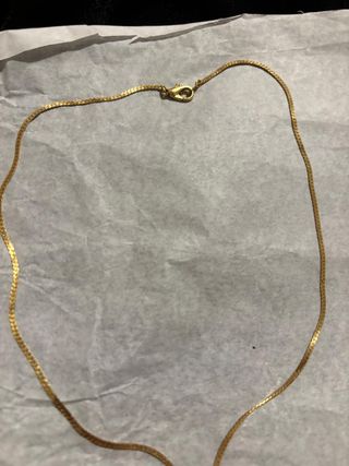 Collana vintage zaffiro sintetico 