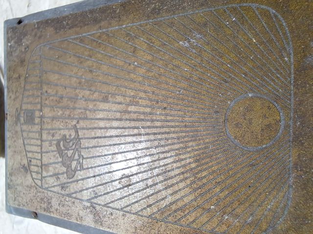 Cliché tipografico FIAT 522 vintage