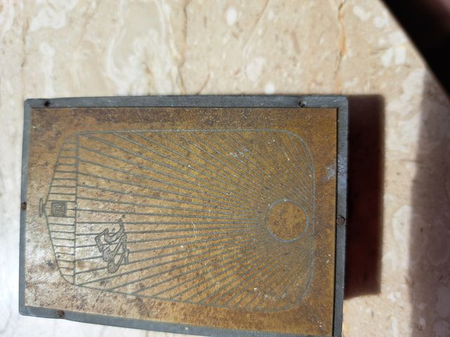 Cliché tipografico FIAT 522 vintage