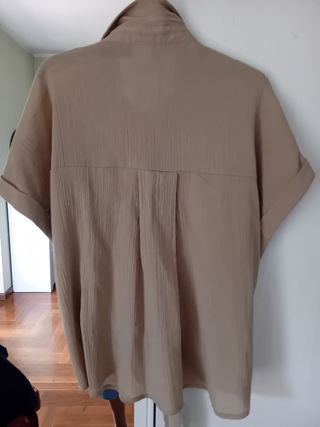 Camicia beige Pura Italia tg M