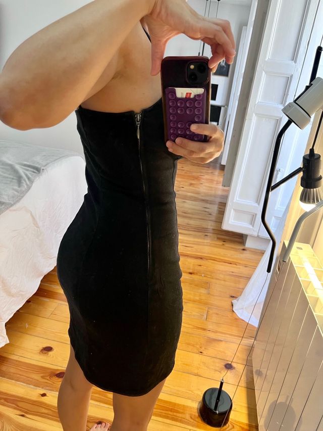 Vestido h&m negro - Talla S