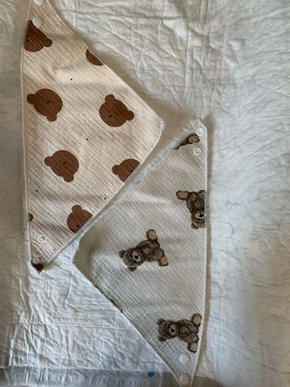 Bavaglini neonato - 6 bavaglini morbidi