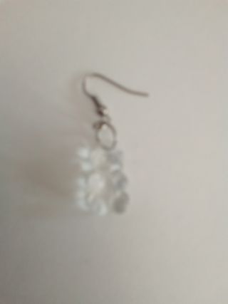 Pendientes gominola blancos
