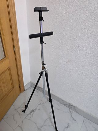 Caballete trípode metal