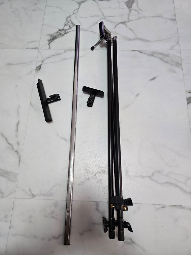 Caballete trípode metal