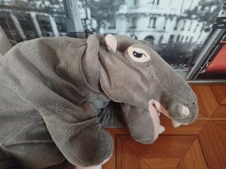 Peluche Hipopótamo Gris