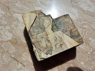 Cliché tipografico fanale auto d'epoca