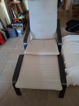 Sillón relax Ikea con reposapiés