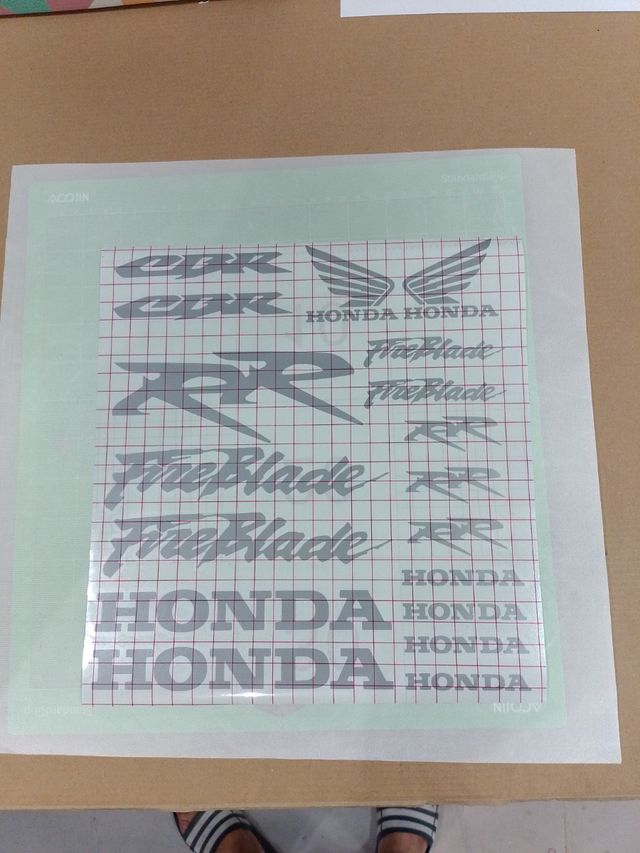 Kit Pegatinas Honda CBR Fireblade Plata