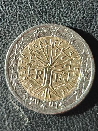 Moneda 2€ Francia 2001