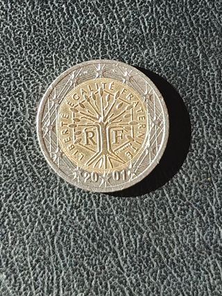 Moneda 2€ Francia 2001