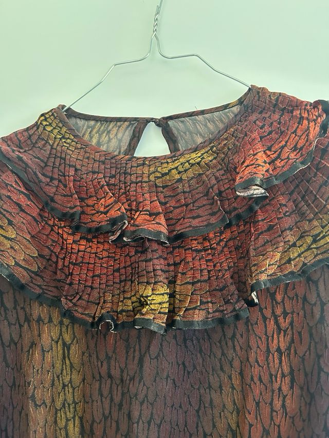 Conjunto Atasi marrón multicolor