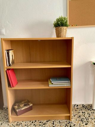 Estantería madera 3 baldas