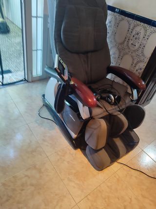 Sillón Masaje Seloux - Marrón Gris .