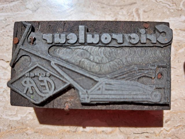 Cliché tipografico vintage Cric