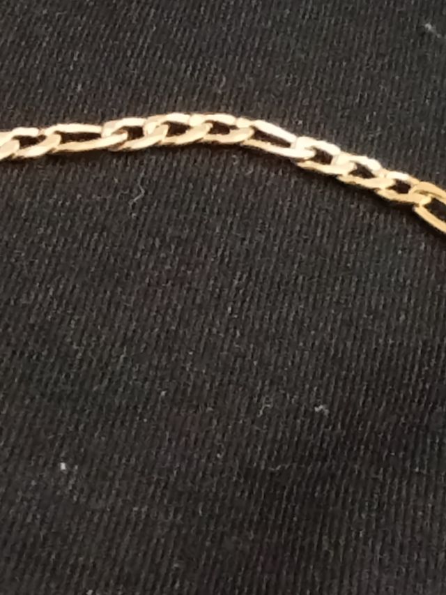 Bracciale Figaro in oro 14 carati - Pezzo unico.