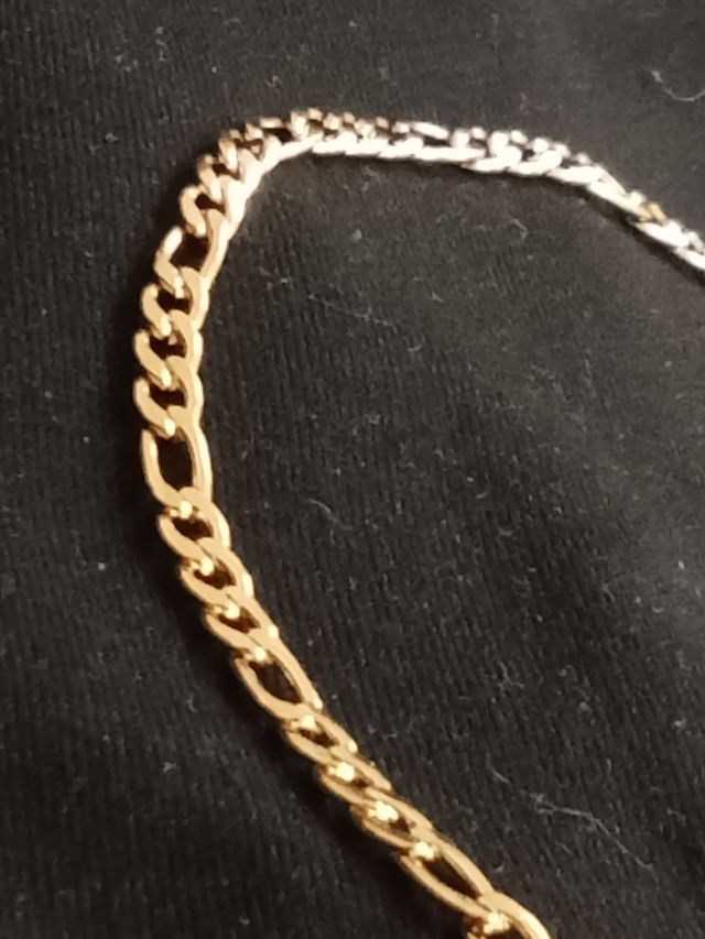 Bracciale Figaro in oro 14 carati - Pezzo unico.