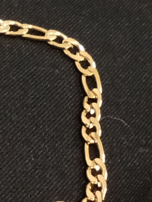 Bracciale Figaro in oro 14 carati - Pezzo unico.