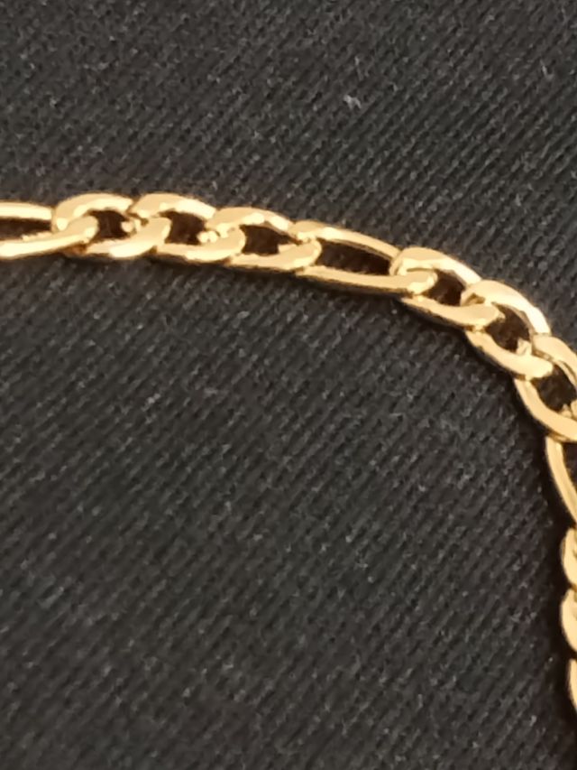 Bracciale Figaro in oro 14 carati - Pezzo unico.