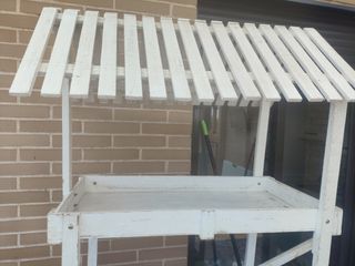 Carrito Candy Bar blanco vintage