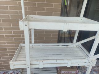 Carrito Candy Bar blanco vintage