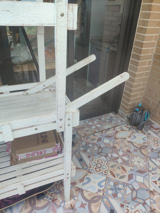 Carrito Candy Bar blanco vintage