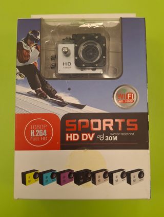Cámara deportiva HD 1080p WiFi