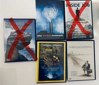 5 Documentales DVD - Español