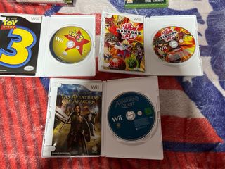 3 juegos Wii: Bakugan, Aragorn, Toy Story 3