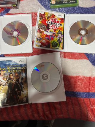 3 juegos Wii: Bakugan, Aragorn, Toy Story 3