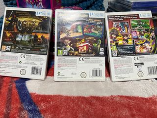 3 juegos Wii: Bakugan, Aragorn, Toy Story 3