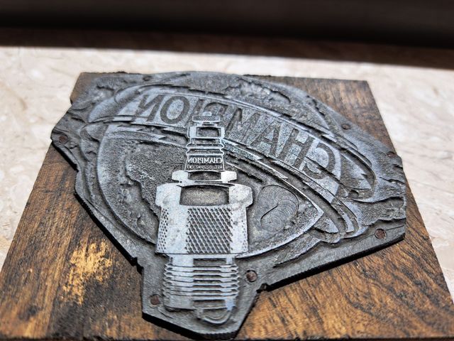 Cliché candela Champion vintage