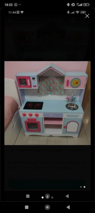 Cocinita infantil madera